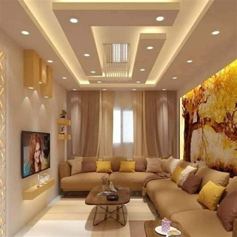 l shape hall false ceiling design|8+ Modern yet Elegant L.